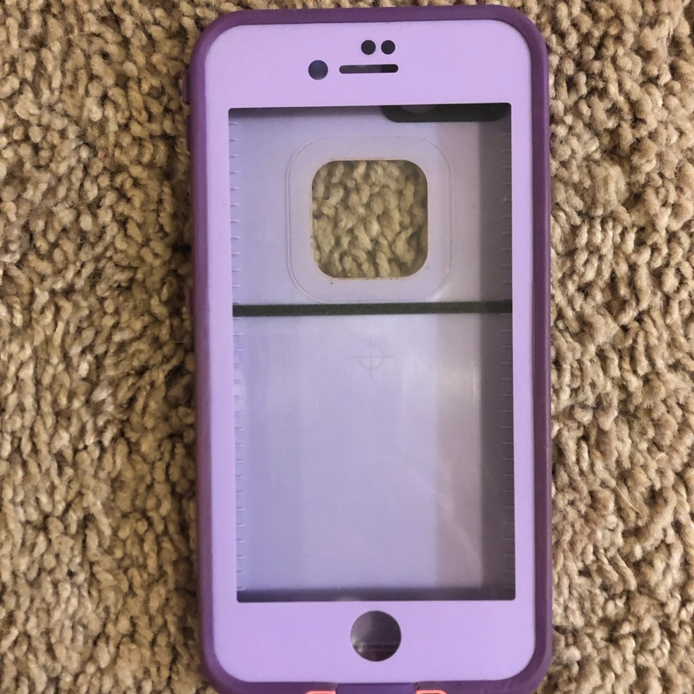 Purple iPhone 7 life proof case
